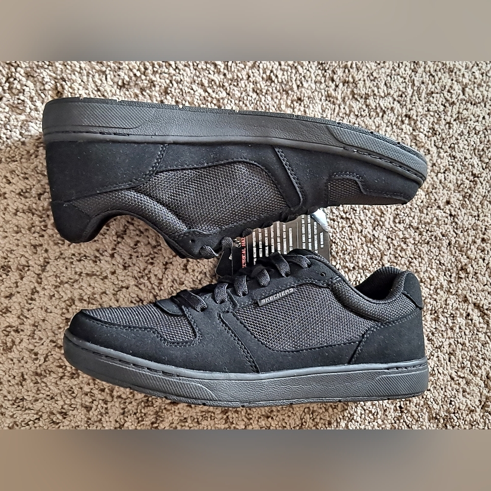Skechers Shred Treads Relaxed Fit SR EH black Shoes Size 8.5 - Picture 4 of 9